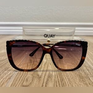 QUAY  EVER AETER ETCHED SUNGLASSES